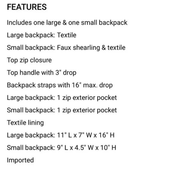 DSW Tan Exclusive Backpack Duo - Picture 14 of 15